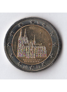 2011 - 2 Euro GERMANIA Duomo di Colonia Westfalen Fdc